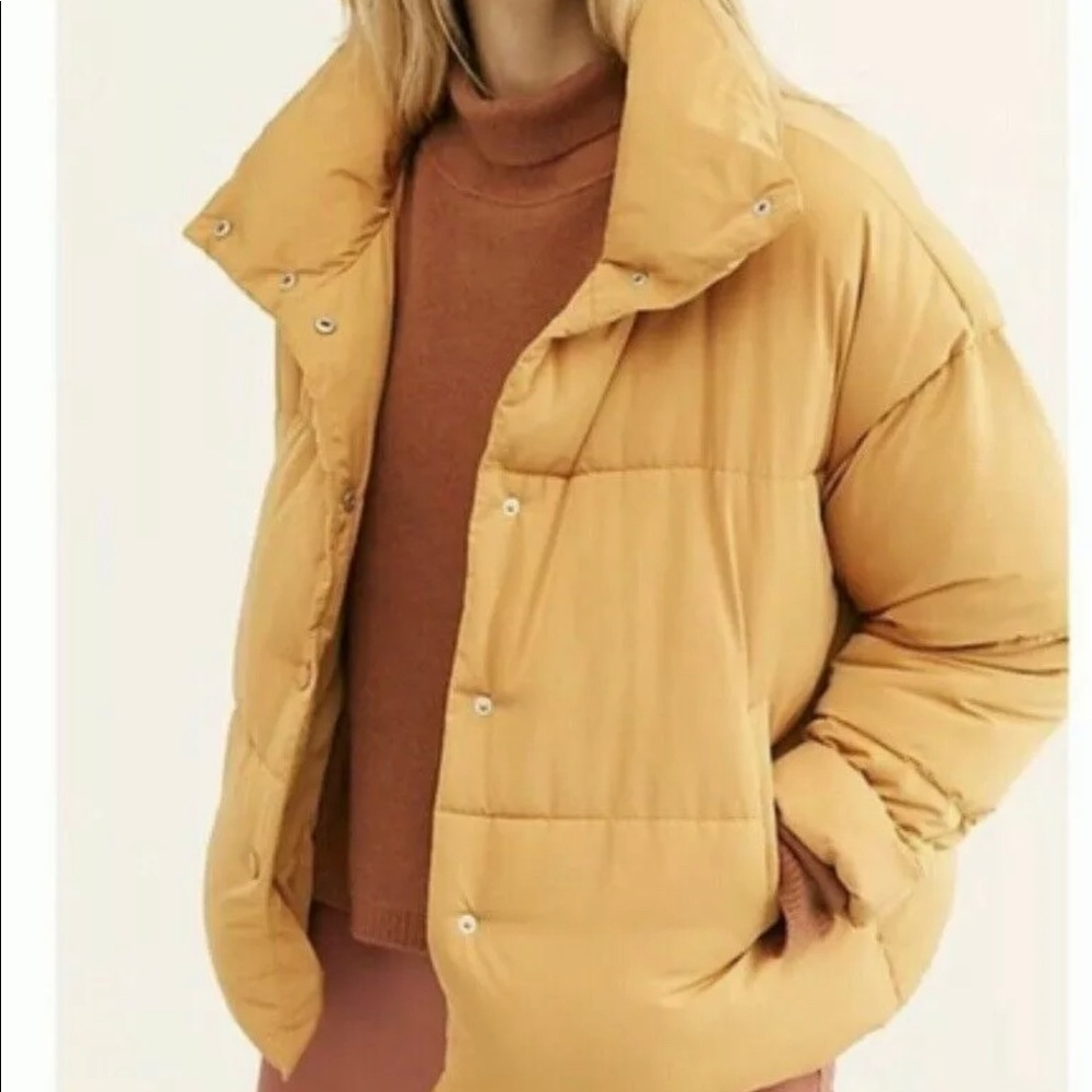 Free People / weekender puffer in athenian bronze